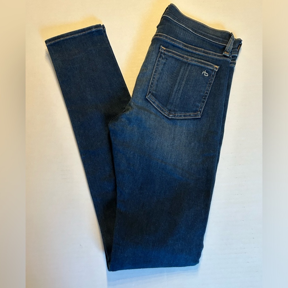 Rag & Bone High Rise Skinny Jeans In Mercer Size 25 Inseam 31”